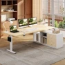 Thumbnail L-Shaped Standing Desk with Drawers — Standing Desk, FLEXISPOT