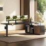 Thumbnail L-Shaped Standing Desk with Drawers — Standing Desk, FLEXISPOT