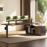 Thumbnail L-Shaped Standing Desk with Drawers — Standing Desk, FLEXISPOT