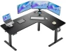 Thumbnail L-Shaped Standing Desk with Power Outlets — Standing Desk, HUANUO