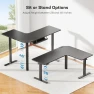 Thumbnail L-Shaped Standing Desk with Power Outlets — Standing Desk, HUANUO