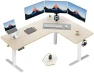 Thumbnail L-Shaped Standing Desk with Power Outlets — Standing Desk, HUANUO