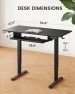 Thumbnail Large Electric Standing Desk with Keyboard Tray — Standing Desk, ErGear