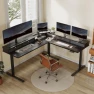 Thumbnail Large L Shaped Standing Desk Electric Corner Table — Standing Desk, FLEXISPOT