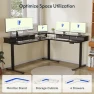 Thumbnail Large L Shaped Standing Desk Electric Corner Table — Standing Desk, FLEXISPOT