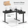 Thumbnail Large L Shaped Standing Desk Electric Corner Table — Standing Desk, FLEXISPOT