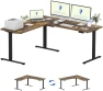 Thumbnail Large L Shaped Standing Desk Electric Corner Table — Standing Desk, FLEXISPOT
