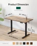 Thumbnail Large One-Piece Standing Desk with Electric Height Adjustment — Standing Desk, CubiCubi