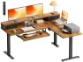 Thumbnail Reversible L Shaped Electric Standing Desk — Standing Desk, OffiGo