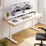 Thumbnail Standing Desk with Drawers, 63x23.6 Inch Electric Stand Up Desk with Storage Shelf and Memory Controller — Standing Desk, ONBRILL