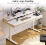 Thumbnail Standing Desk with Drawers, 63x23.6 Inch Electric Stand Up Desk with Storage Shelf and Memory Controller — Standing Desk, ONBRILL