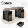 Thumbnail Standing Desk with Drawers — Standing Desk, HUANUO