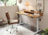 Thumbnail 40 x 24 Inch Height Adjustable Electric Standing Desk with Double Drawer — Standing Desk, FEZIBO