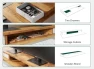 Thumbnail 40 x 24 Inch Height Adjustable Electric Standing Desk with Double Drawer — Standing Desk, FEZIBO
