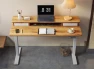 Thumbnail 40 x 24 Inch Height Adjustable Electric Standing Desk with Double Drawer — Standing Desk, FEZIBO