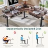 Thumbnail 60 Inches L Shaped Electric Standing Desk — Standing Desk, RedLemon