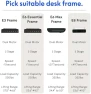 Thumbnail Dual Motor Electric Desk Frame — Standing Desk, FLEXISPOT