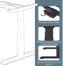 Thumbnail Dual Motor Electric Standing Desk Frame 3 Tier Legs Height Adjustable Handset with USB A+C Ports — Standing Desk, Fromann