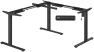 Thumbnail Electric Height Adjustable 3-Leg L Shaped Standing Desk Frame — Standing Desk, SANODESK