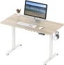 Thumbnail Electric Height Adjustable Sit to Stand Desk with Hanging Hooks and Cable Management — Standing Desk, SHW