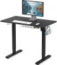 Thumbnail Electric Height Adjustable Sit to Stand Desk with Hanging Hooks and Cable Management — Standing Desk, SHW