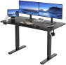 Thumbnail Electric Standing Desk Adjustable Height, 40x24 Inches Sit Stand up Desktop — Standing Desk, LongKe