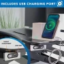 Thumbnail Electric Standing Desk Converter with Dual Monitor Arms — Standing Desk, Mount-It!
