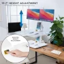 Thumbnail Electric Standing Desk Converter with Dual Monitor Mounts — Standing Desk, Mount-It!