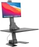 Thumbnail Electric Standing Desk Converter with Dual Monitor Mounts — Standing Desk, Mount-It!