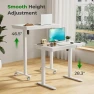 Thumbnail Electric Standing Desk with Drawer, 35" x 20" Whole Piece Tabletop, Height Adjustable Desk with Storage & USB Ports — Standing Desk, JYLH JOYSEEKER