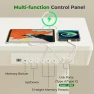 Thumbnail Electric Standing Desk with Drawer, 35" x 20" Whole Piece Tabletop, Height Adjustable Desk with Storage & USB Ports — Standing Desk, JYLH JOYSEEKER