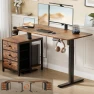 Thumbnail Electric Standing Desk with Drawers — Standing Desk, REAHOME