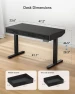 Thumbnail Electric Standing Desk with Drawers — Standing Desk, HUANUO