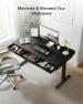 Thumbnail Electric Standing Desk with Drawers — Standing Desk, HUANUO