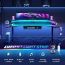 Thumbnail Electric Standing Gaming Desk with Drawers and LED Lights — Standing Desk, SEDETA