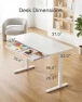 Thumbnail Glass Standing Desk with Drawer — Standing Desk, Marsail