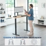 Thumbnail Heavy Duty Dual Motor Electric Sit Stand Desk Frame — Standing Desk, VIVO