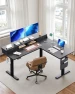 Thumbnail L Shaped Electric Standing Desk with Drawers — Standing Desk, ErGear