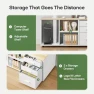 Thumbnail L-Shaped Executive Standing Desk with File Cabinet — Standing Desk, Marsail