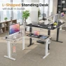 Thumbnail L Shaped Standing Desk with Charging Station — Standing Desk, KORGOL
