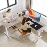 Thumbnail L Shaped Standing Desk with Charging Station — Standing Desk, KORGOL