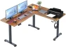 Thumbnail L Shaped Standing Desk with Charging Station — Standing Desk, KORGOL