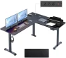 Thumbnail L Shaped Standing Desk with Charging Station — Standing Desk, KORGOL