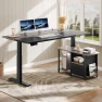 Thumbnail L Shaped Standing Desk with Power Outlets — Standing Desk, YITAHOME