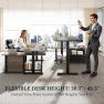 Thumbnail L Shaped Standing Desk with Power Outlets — Standing Desk, YITAHOME