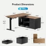 Thumbnail L Shaped Standing Desk — Standing Desk, HUANUO