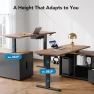Thumbnail L Shaped Standing Desk — Standing Desk, HUANUO