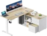 Thumbnail L Shaped Standing Desk — Standing Desk, HUANUO