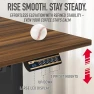 Thumbnail Mobile Electric Height Adjustable Sit to Stand Desk with Drawer, Hanging Hooks and Cable Management — Standing Desk, Visit the SHW Store