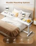 Thumbnail Overbed Bedside Table with Wheels, Electric Standing Desk Adjustable Height — Standing Desk, YOLEZO